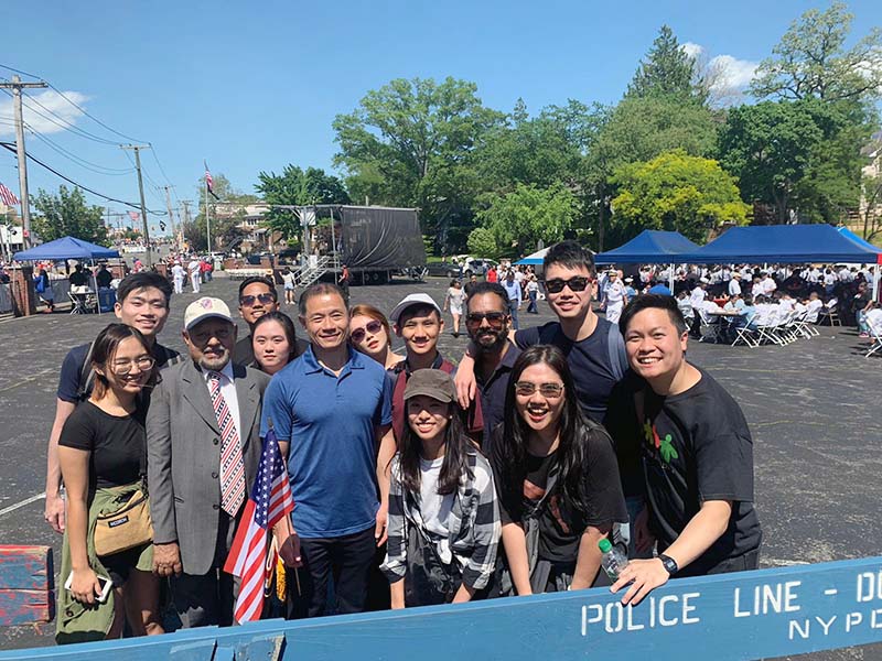 Memorial Day march with NYC Comptroller Stringer